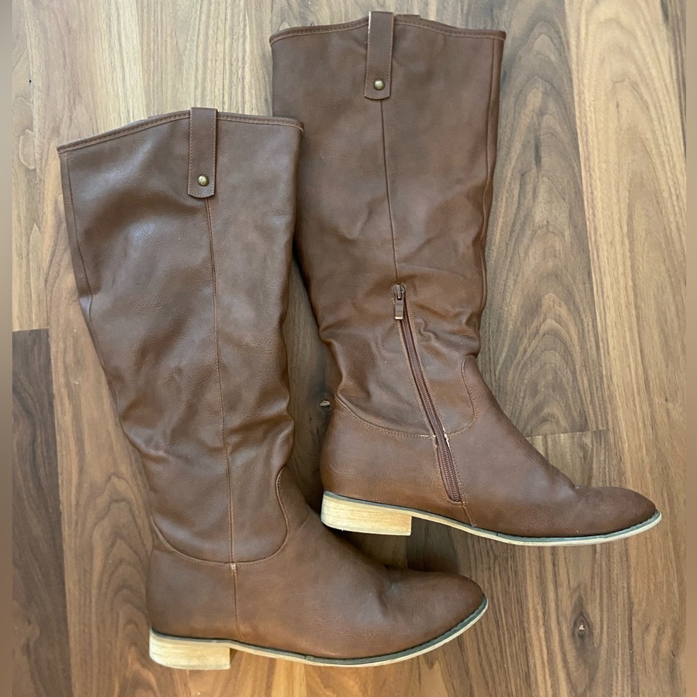Brown Knee High Boots
